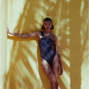 Zara Ruched Swimsuit NWT